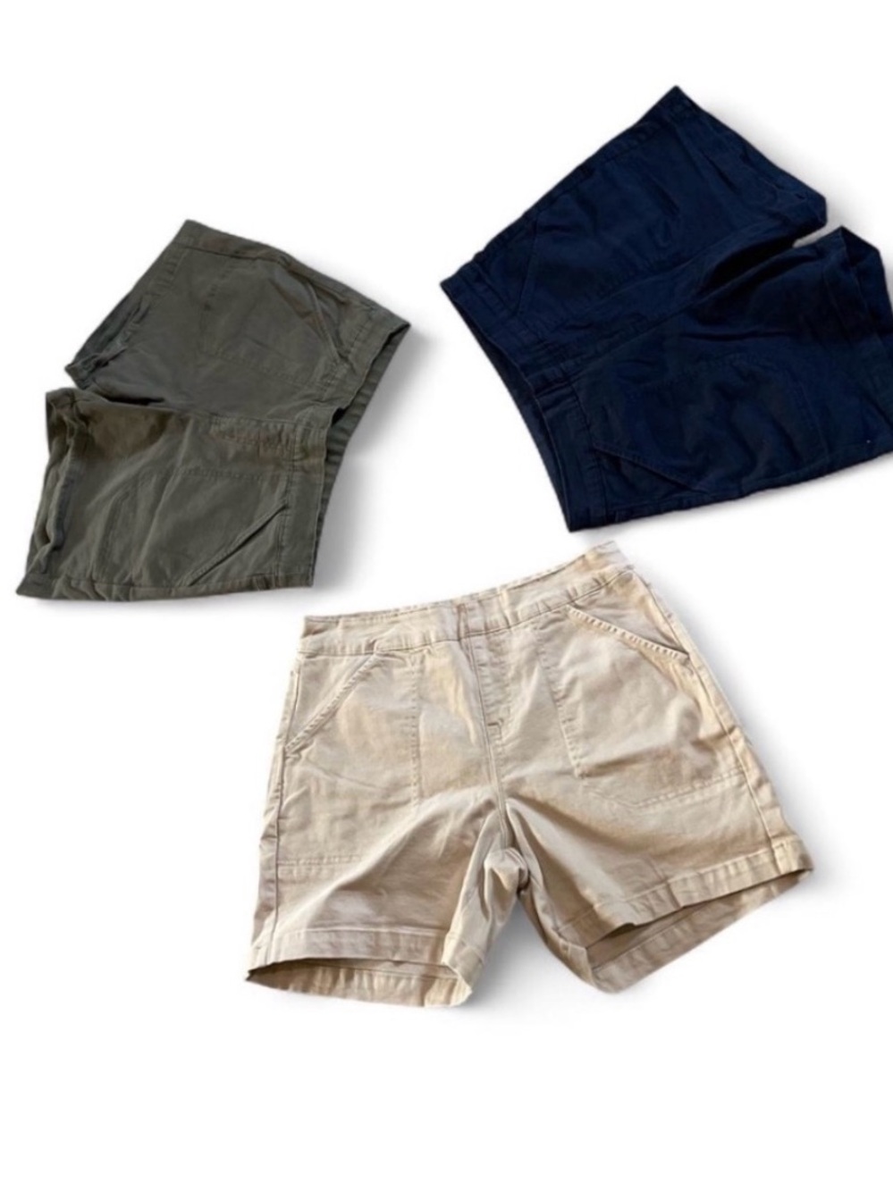 Women’s Nautica Cargo Shorts in Navy, Olive & Khaki